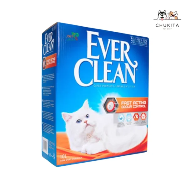 חול חתולים אוור קלין EverClean - פס כתום-10 ליטר